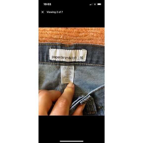 PAPER DENIM & CLOTH Women’s Jeans Size S - Picture 6 of 7